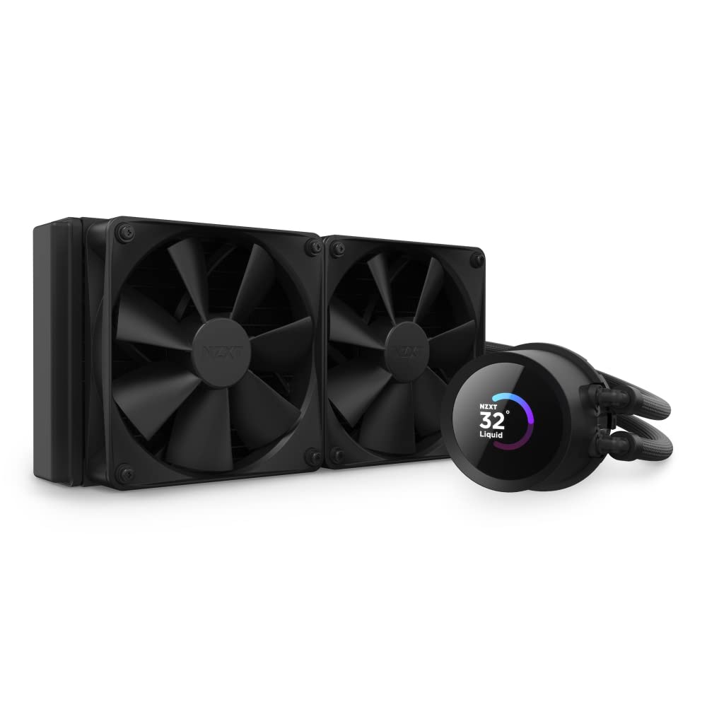 NZXT Kraken 240mm AIO CPU Liquid Cooler with 2 Fans