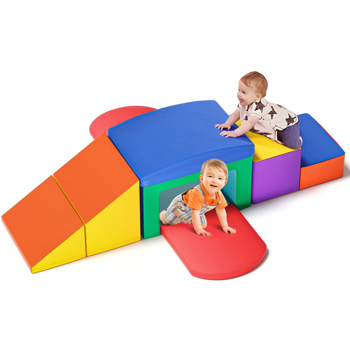 Lischwert Indoor Soft Foam Climber Play Sets, Toddler Climbing Toys