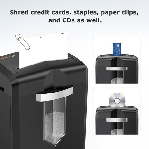 Bonsaii 12-Sheet Micro Cut Shredders for Home Office