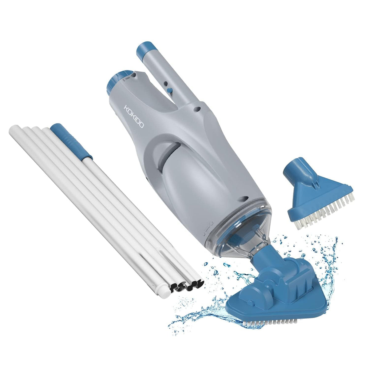 KOKIDO Rechargeable Handheld Pool Vacuum Set