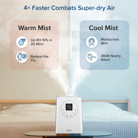 LEVOIT LV600S Smart Warm and Cool Mist Humidifiers