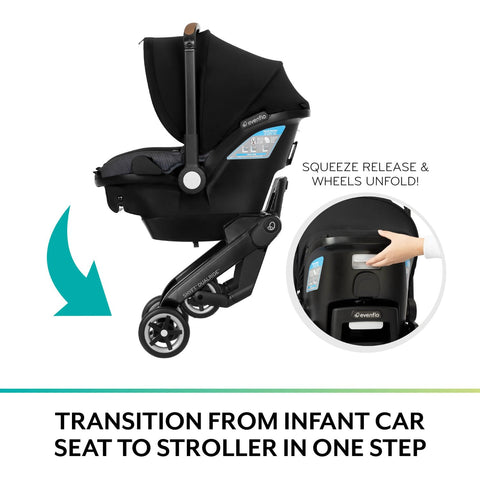 EVENFLO Stylish Convenient Shyft DualRide Infant Car Seat Stroller