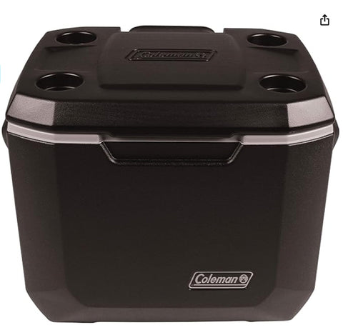 Coleman Portable Rolling Cooler | 50 Quart Xtreme 5 Day Cooler