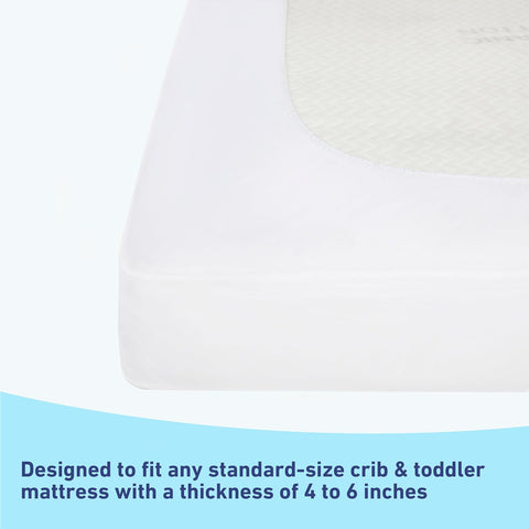 GRACO Premium Waterproof Crib & Toddler Mattress Protector