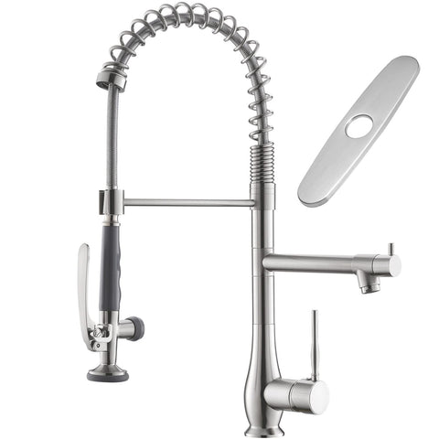 GIMILI Kitchen Faucet with Pull Down Sprayer Single Handle