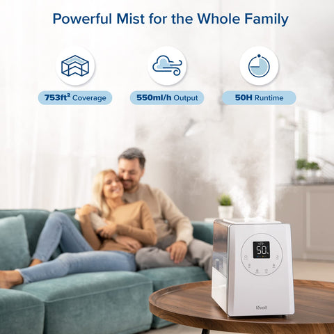 LEVOIT LV600S Smart Warm and Cool Mist Humidifiers