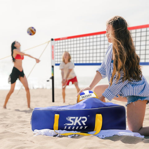 SKEERY Outdoor Heavy Duty Volleyball Net Set