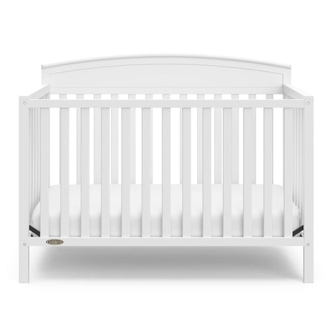 GRACO Elegant Versatile Benton 5-in-1 Convertible Crib White