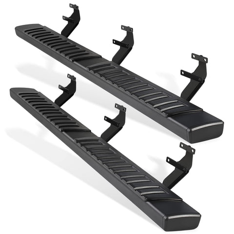 PZ 6" Running Boards, Black Aluminum Alloy Side Steps Nerf Bars