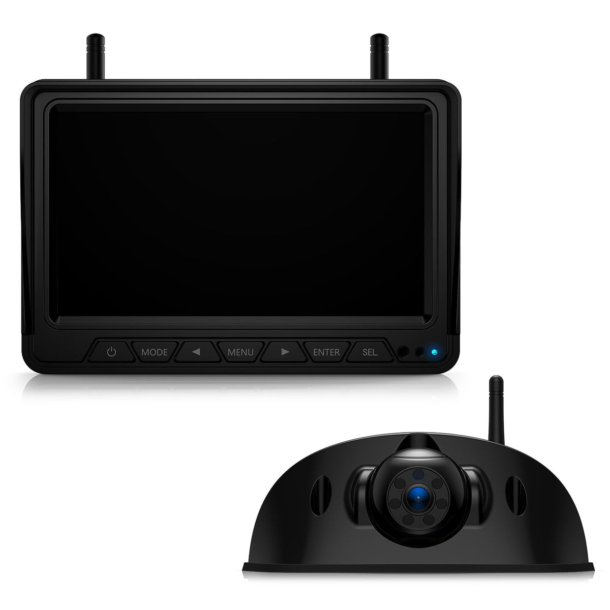 Fookoo HD 7-inch Wireless RV Backup Camera System