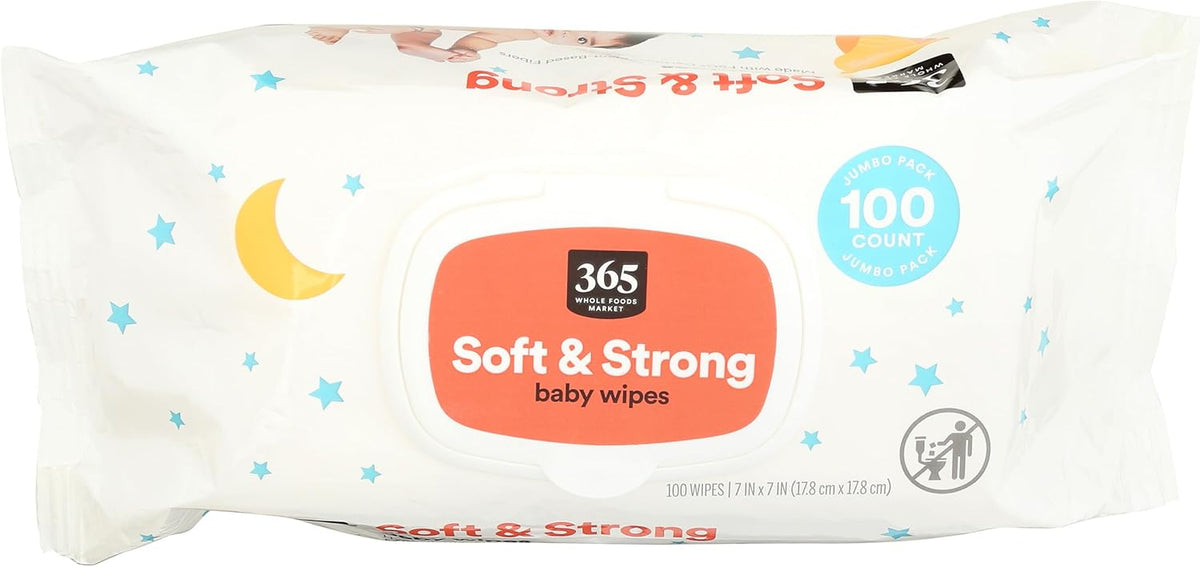 365 BY WHOLE FOODS MARKET Refill Baby Wipes - 100 Count Pack