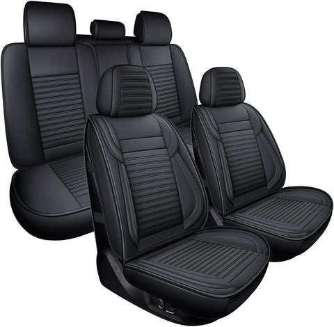 LINGVIDO Luxurious Waterproof Breathable Leather Seat Covers