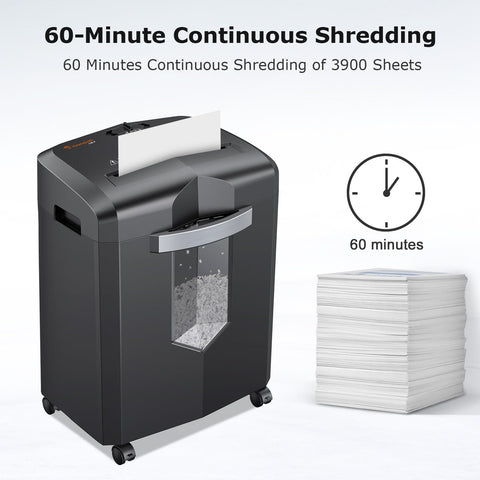 Bonsaii 12-Sheet Micro Cut Shredders for Home Office