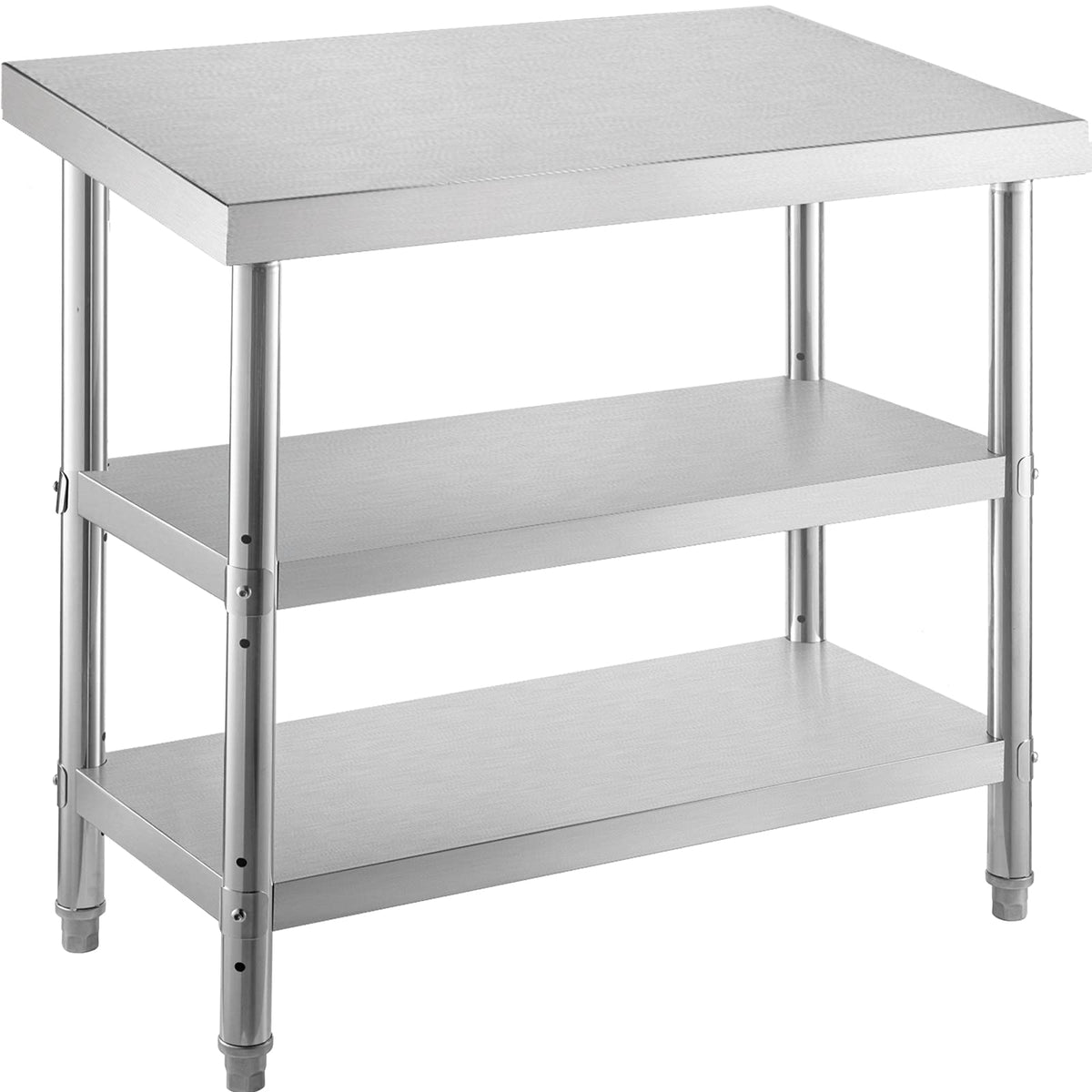 VEVOR 48x18x33 in Commercial Stainless Steel Table