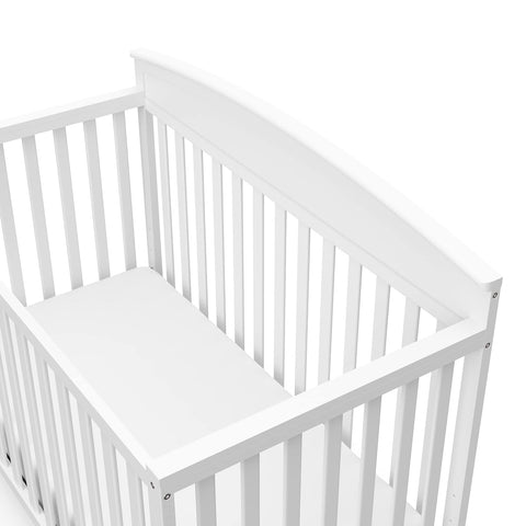 GRACO Elegant Versatile Benton 5-in-1 Convertible Crib White