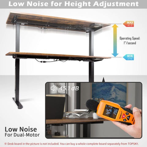 TOPSKY Electric Adjustable Standing Computer Desk