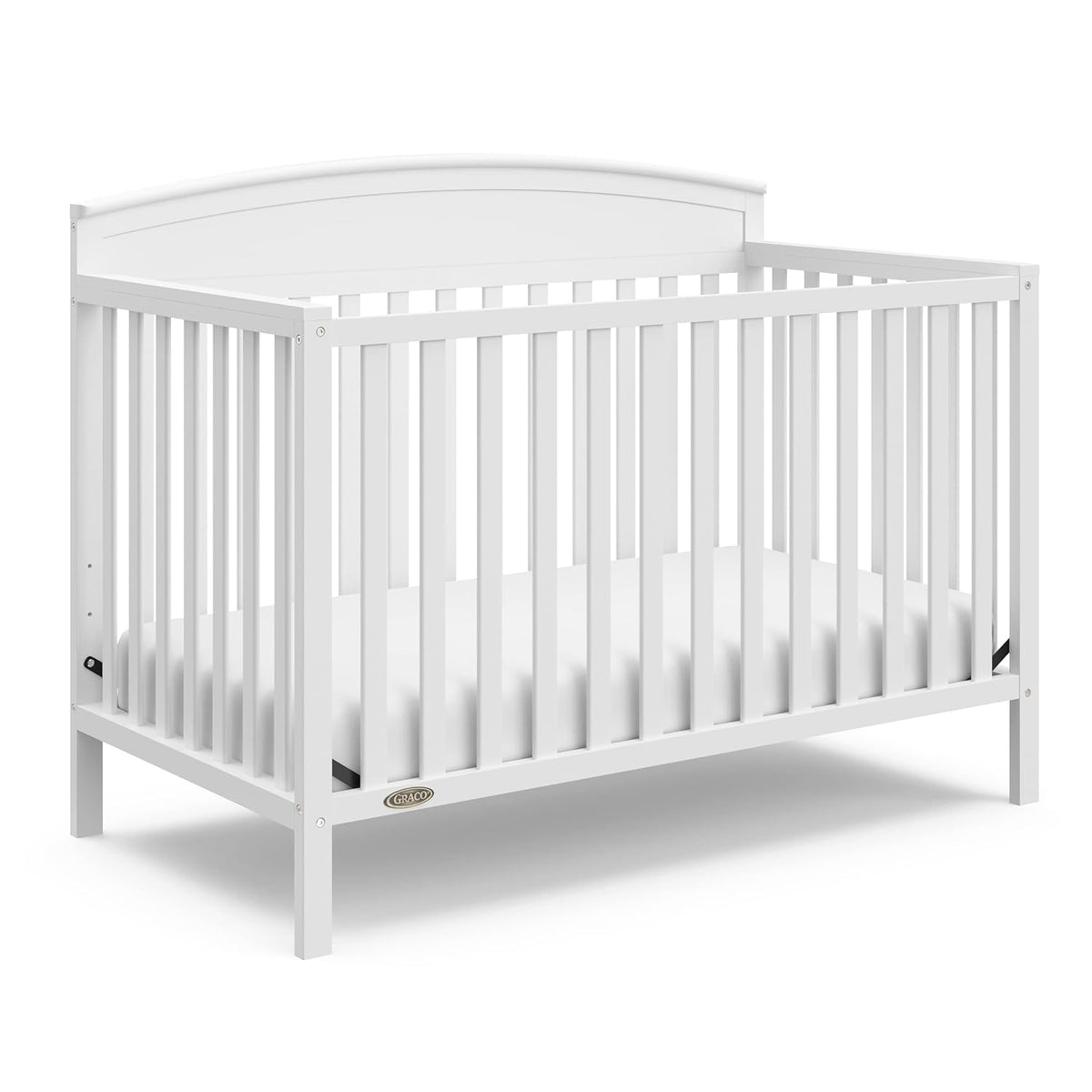 GRACO Elegant Versatile Benton 5-in-1 Convertible Crib White