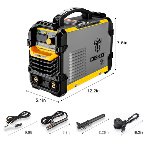 DEKOPRO 110/220V MMA Welder, 160A ARC Welder Machine