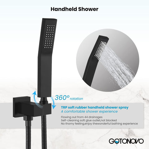 gotonovo Rainfall Bathroom Shower System