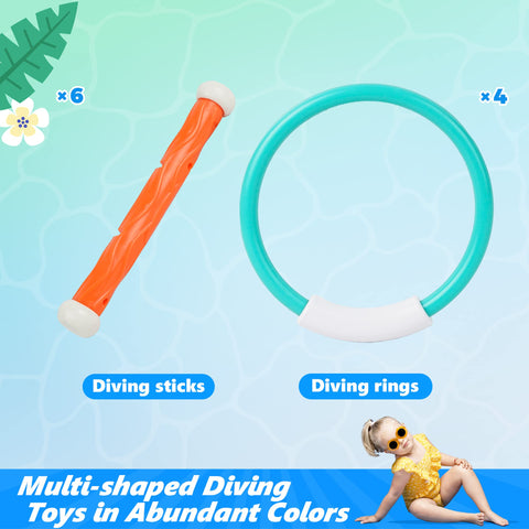 Underwater Swimming Pool Toys for Kids Ages 4-8