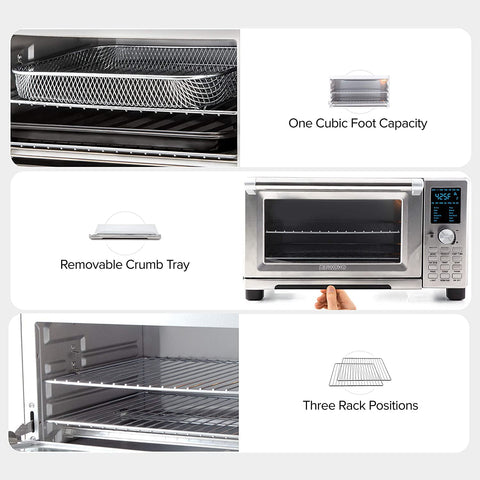 Nuwave Bravo Convection Toaster Ovens Air Fryer Combo