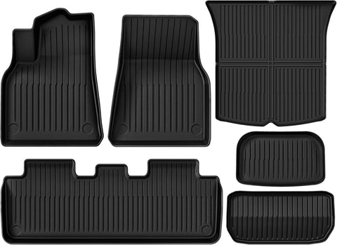 OEDRO Premium Custom All-Weather Floor Mats for Tesla Model Y