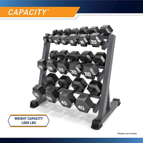 Marcy 3-Tier Weight Storage Organizer Racks for Dumbbells