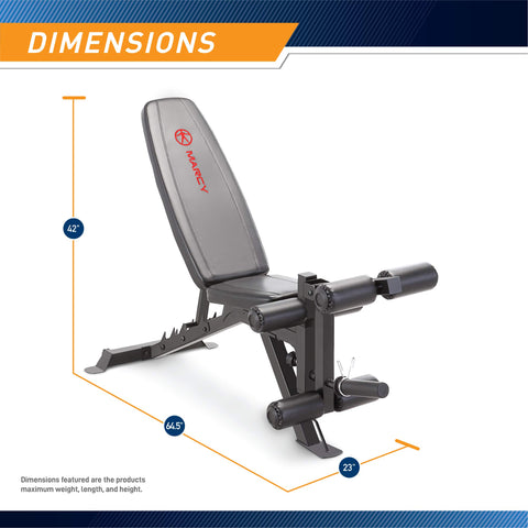 Marcy Adjustable 6 Position Utility Bench