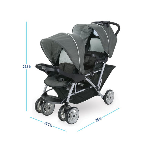 GRACO Glacier DuoGlider Sleek Versatile Click Connect Stroller