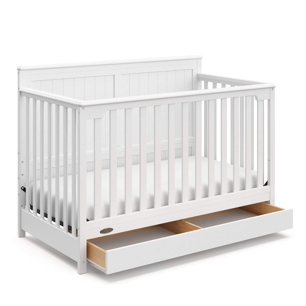 GRACO Elegant Hadley 5-in-1 Convertible Crib with Drawer