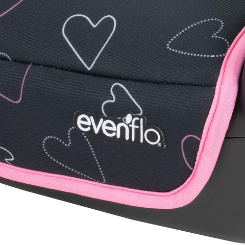 EVENFLO Gotime No Back Booster Car Seat - Amore Pink