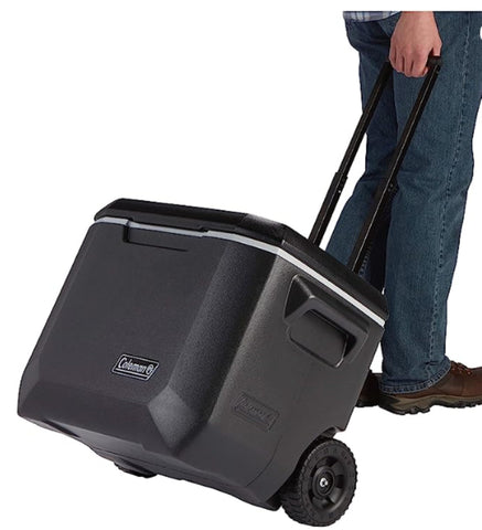 Coleman Portable Rolling Cooler | 50 Quart Xtreme 5 Day Cooler