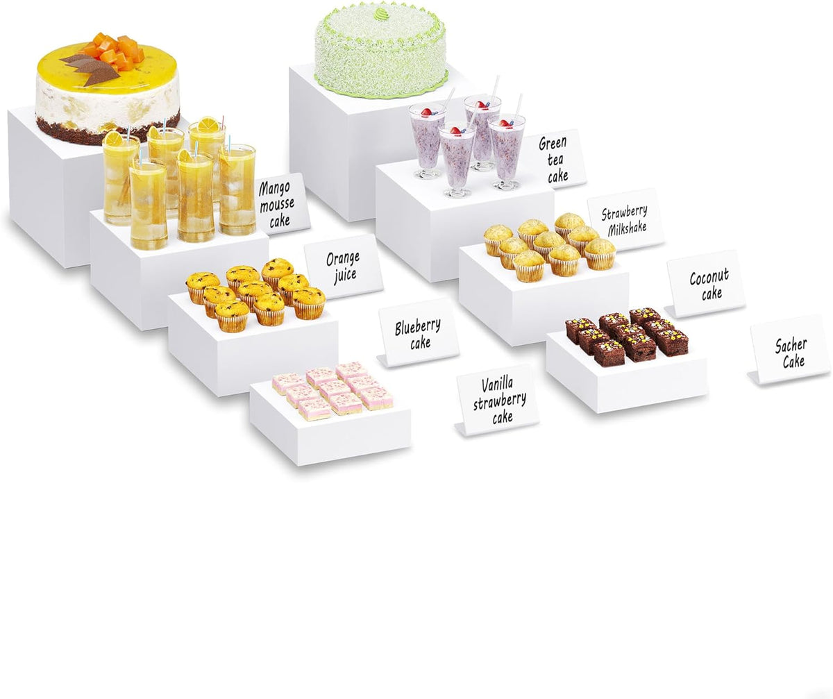 Neatsure 8PSC Buffet Risers, Food Risers for Buffet Table
