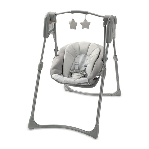 GRACO Stylish Space-Saving Compact Baby Swing Reign