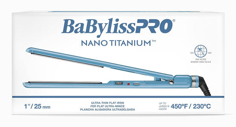 BABYLISSPRO Sleek Innovative BaBylissPRO Nano Titanium Flat Iron