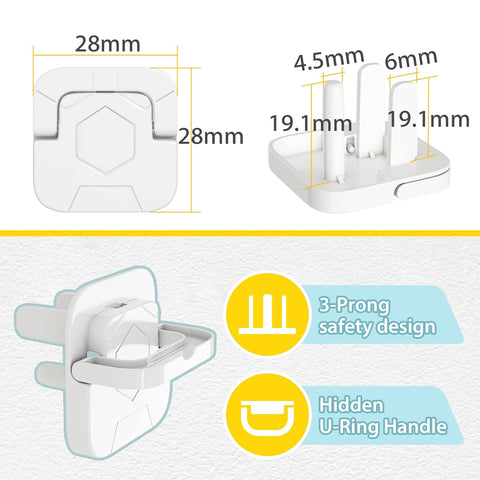 4OUR KIDDIES Baby-Proof Outlet Covers - 60 Pack Child Safety Protectors