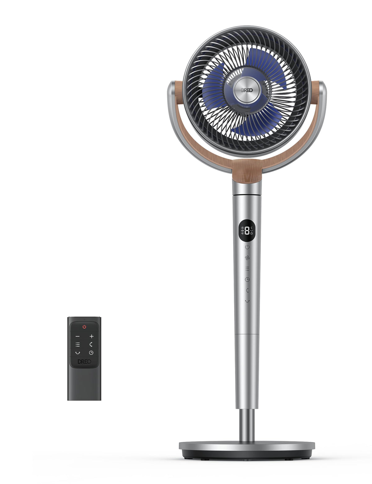 Dreo Standing Fan, 120°+120°Omni-directional Oscillating Fan For Bedroom