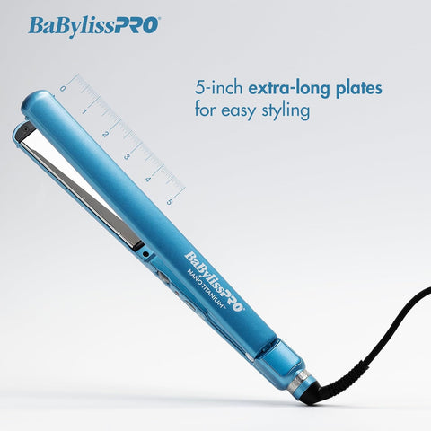 BABYLISSPRO Sleek Innovative BaBylissPRO Nano Titanium Flat Iron