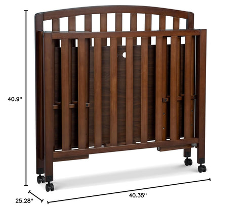 DAVINCI Versatile Stylish DaVinci Dylan 3-in-1 Mini Crib Espresso