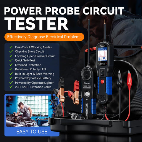 VDIAGTOOL V200 Pro Automotive Power Circuit Probe Tester