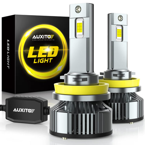 AUXITO H11 LED Bulbs, 120W 24000LM Per Set, 900% Brighter