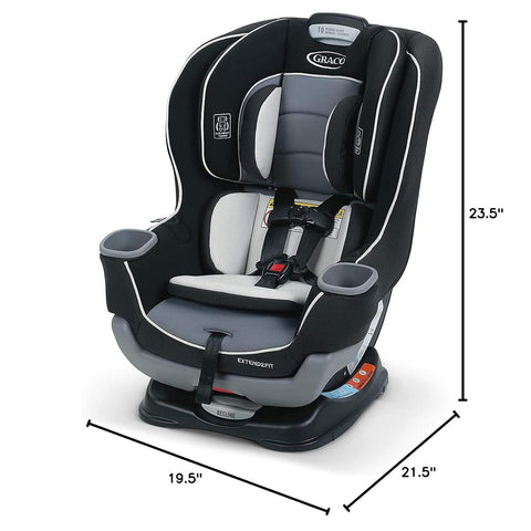 GRACO Versatile Safe Extend2Fit Convertible Car Seat Gotham