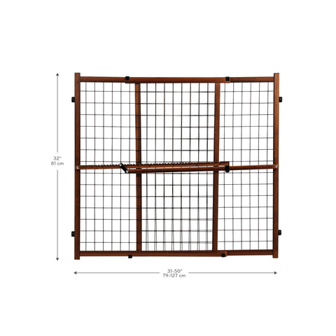 EVENFLO Position & Lock Baby Gate - Pressure-Mounted 50"W X 32"H