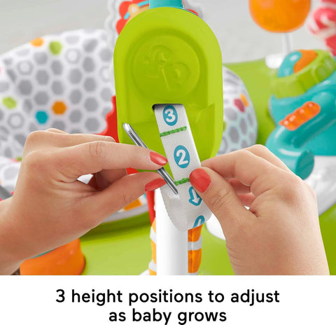 FISHER-PRICE Vibrant Musical Baby Bouncer Jumperoo with Lights