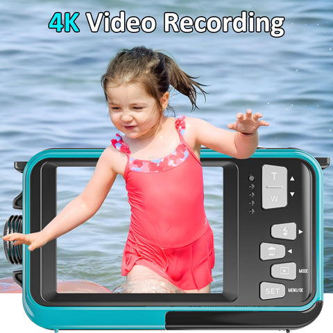 4K Underwater Camera 11FT Waterproof Camera