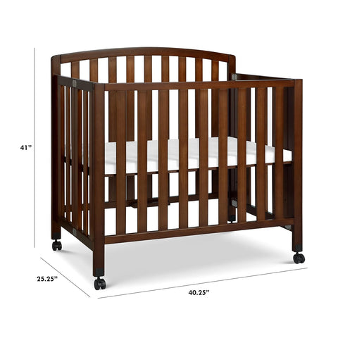 DAVINCI Versatile Stylish DaVinci Dylan 3-in-1 Mini Crib Espresso