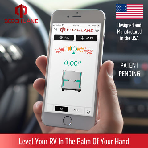 Beech Lane Wireless RV Leveling System With Real-Time Measurements