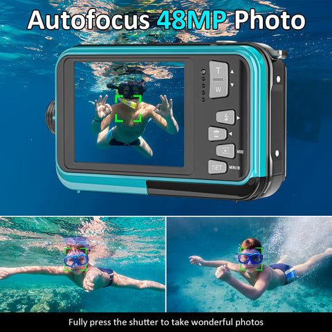 4K Underwater Camera 11FT Waterproof Camera