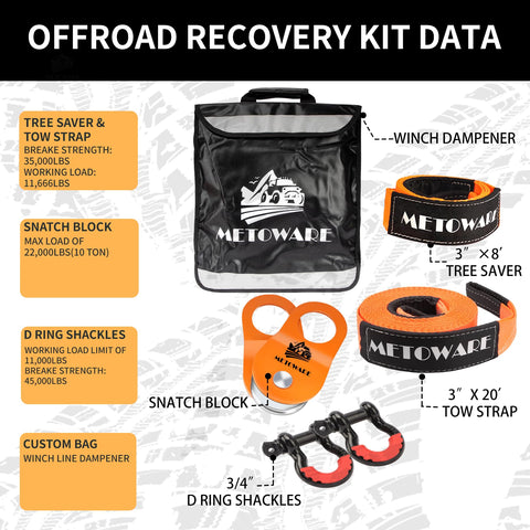 METOWARE Offroad Recovery Kit