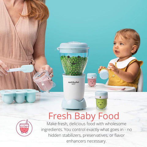 NUTRIBULLET Baby Food Prep System - Complete Nutrition Solution